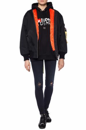 Bomber jacket with logo, zdjęcie 2 Bomber jacket with logo od Diesel